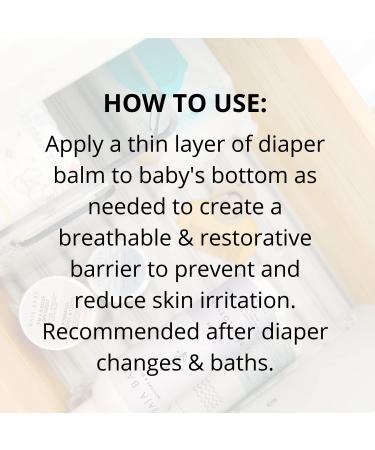 Plant-Based Diaper Balm for Babies | Soothes Skin Irritation & Redness | All Natural Formula - Buy Online on GoSupps.com