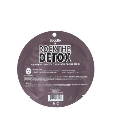 Shop SpaLife Rock the Detox Rejuvenating Volcanic Ash Facial Mask - 10 Count | International Shipping Available - Buy Online on GoSupps.com