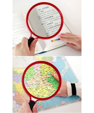 Magnifying Glasses Vision aids Large Magnifying Glass 10x Handheld HD Glass 130mm Best Jumbo Size for Elderly Reading Books Newspapers Maps Coins Jewellery Crafts Lightweight Easy for Elders to Use - Buy Online on GoSupps.com