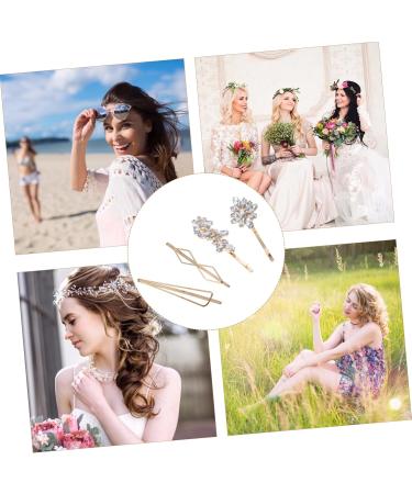 MAGICLULU 16 Pairs Rhinestone Hair Clip Bride Hair Clip Flower Hair Clip Hair Clip for Women Hair Pin Rhinestones Hairpin Jeweled Hair Clips Moon Hair Clip Zinc Alloy Round Headgear Women's - Buy Online on GoSupps.com