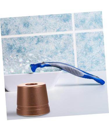 Magiclulu Portable Aluminum Shaving Stand - Compact Razor & Toothbrush Holder for Men | Simple & Stylish Bathroom Organizer - Buy Online on GoSupps.com