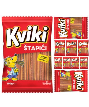 Podravka Kviki Pack of 10 salt sticks for crackers biscuits 100 g