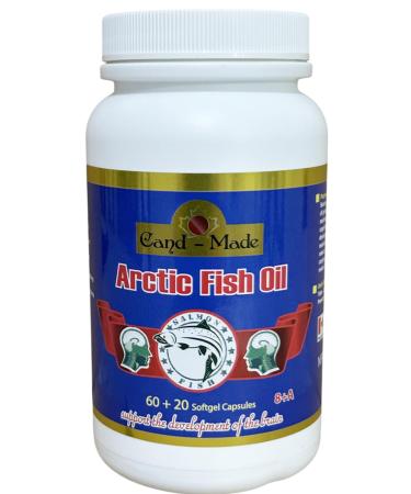 Cand-Made Enhance-High Doee Arctic Fish Oil 80 Softgel Capsules