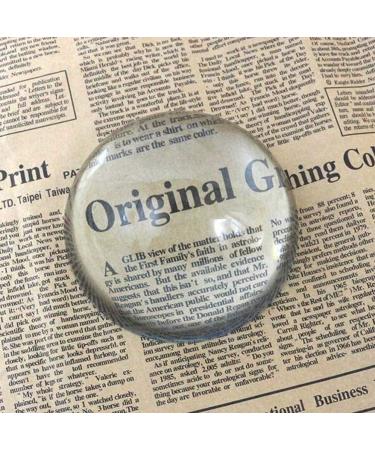 Dome Paperweight 100mm Made from Glass Ergonomic Magnifier Great for Reading Books Maps Documents & More for Home and Office Magnification Better Life - Buy Online on GoSupps.com