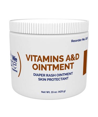 Dynarex Vitamins A & D Ointment Jar 15 ounces