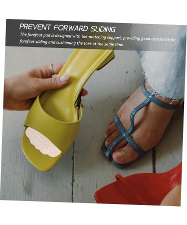 Beaupretty 10 Pairs Anti-Slip Metatarsal Shoe Pads for Women | Non-Slip Toe Inserts & Sandals Insole - Leather Comfort & Support - Buy Online on GoSupps.com