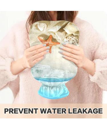 NAANLE Splashing Waves Seesters 2L Transparent Hot Water Bottle - Large for Bed Hand & Feet Warmer | Pain Relief & Heat Therapy - Buy Online on GoSupps.com