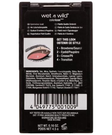 Buy WNW Color Icon Eyeshadow Quad E359 Sweet As Candy - Shop Internationally for Vibrant Color & Long-Lasting Wear - Buy Online on GoSupps.com