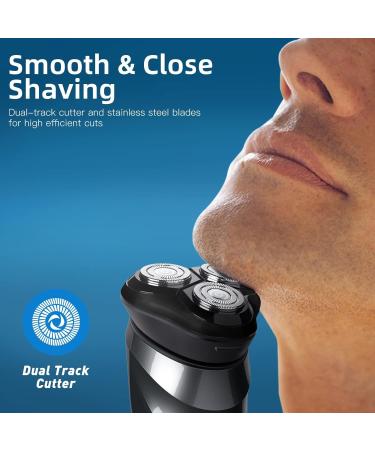 Buy PA188 Electric Shaver for Men - 100% Washable Waterproof Fast Charging Razor with 4D Floating Head & Trimmer | International Shipping Available - Buy Online on GoSupps.com