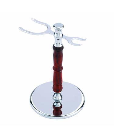 WOODRIVER Project Kit - Deluxe Razor & Shaving Brush Stand Kit Chrome