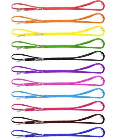Buy Mini Dog Leash - 2m Adjustable Nylon Leash in Yellow for Optimal Control - Buy Online on GoSupps.com