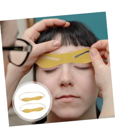 Housoutil 80 Pcs Eyebrow Practice Skin Waterproof Brow Pencil Fake Skin Practice Tool Artificial Headband - Buy Online on GoSupps.com