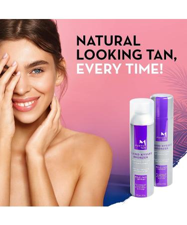 Mystic Tan Island-Kyssed Sunless Self Tanner Airbrush Spray with Bronzer - 6oz - Buy Online on GoSupps.com