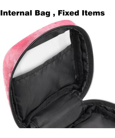 Menstruation Pad Bag with Zipper | Women's Napkin & Tampons Bag | Watercolor Design | Color 9 | Stylish & Functional Collective Bag for Girls - Buy Online on GoSupps.com