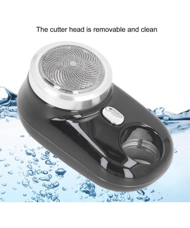 EVTSCAN Mini Electric Beard Trimmer for Men - Rechargeable USB Portable Grooming Tool for Mustache & Stubble - Travel-Friendly Black Design - Buy Online on GoSupps.com