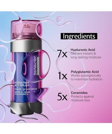 StriVectin Multi Action Hydration Serum | Hyaluronic Acid Ceramides & Peptides for Dry Skin - Shop Internationally - Buy Online on GoSupps.com