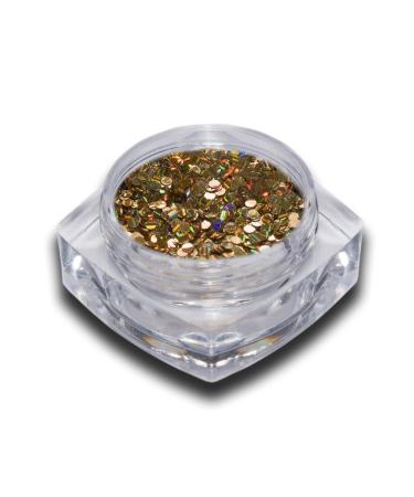 Advent Calendar Christmas - 12 Jars Nail Art Glitter & 12 Premium Color Gels | RM Beautynails - Buy Online on GoSupps.com