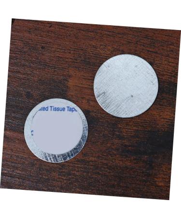 FOMIYES 100pcs Metal Stickers Metal Eyeshadow Pads Eyeshadow Case Pad Makeup Palette Round Metal Rod - Buy Online on GoSupps.com