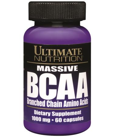 Ultimate Nutrition Massive BCAA Amino Acid Supplement (1000mg 60 Capsules)