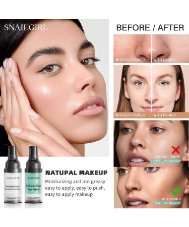 Poreless Face Primer - Hydrating & Long-Lasting Makeup Minimizes Pores & Fine Lines - 0.67 Fl.Oz - Buy Online on GoSupps.com