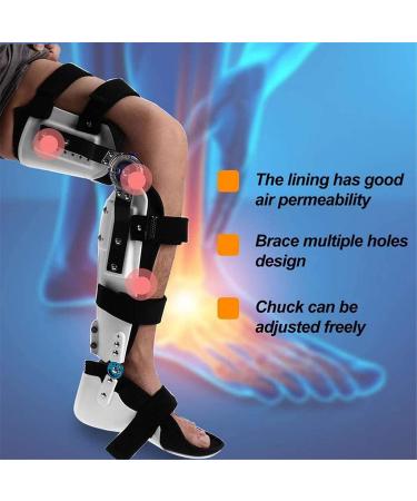 Adjustable Hip Joint Fixation Bracket & Hinged Knee Foot Support Brace | Post Knee Support Orthosis & Full Leg Stabilizer | Premium Orthotics for Lower Limb Care - Buy Online on GoSupps.com