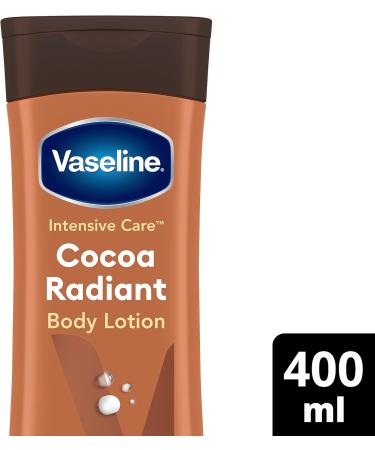 Vaseline Intensive Care Cocoa Radiant Body Lotion 400ml - 100% Cocoa Butter for Dry Skin - Buy Online on GoSupps.com