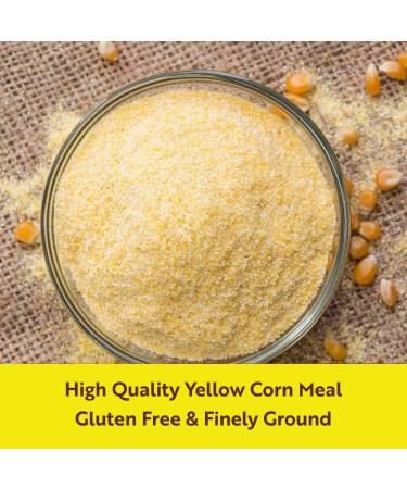 Veggy Duck - Yellow Corn Meal (1Kg) Fine | Gluten Free | Ideal for Making Corn Bread & Muffins A. Yellow Corn Meal (1Kg) - Buy Online on GoSupps.com