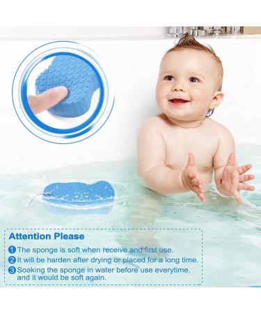MYSEXY 2PCS Exfoliating Bath Sponge - Shower Brush | Soft 3D Body Scrubber for Dead Skin Removal | Reusable Shower Sponges for Adults & Babies - Buy Online on GoSupps.com