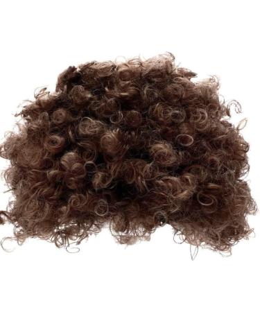 Hippie Costume Set Funky Afro Wig Sunglasses Necklace for 50/60/70s Theme Party Hip Hop Rapper Accessories style1 - Buy Online on GoSupps.com