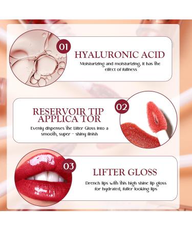  Futuhada Liquid Lipsticks Lip Gloss Lip Gloss Lip Liquid Acid Lip Gloss Lip Gloss Bouncing and Moisturizing Effect Lip Gloss Gloss - Buy Online on GoSupps.com