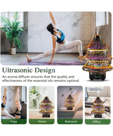 Buy Aromatherapy Essential Oil Diffuser - Christmas Tree Humidifier Cool Mist Noiseless Auto-Off for Home & Office - Buy Online on GoSupps.com