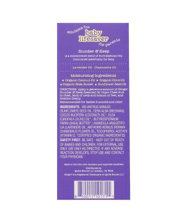 Oilogic Relaxing Vapor Chest Rub Stick for Babies & Toddlers - Lavender & Chamomile Oil - Petroleum & Menthol Free - Buy Online on GoSupps.com