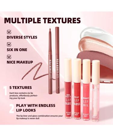  SONGVISON The Lip Color Party Kit is a complete set of beauty cosmetics including lip gloss and lip pencil for long-lasting waterproof wear and features matte finishes. - Buy Online on GoSupps.com