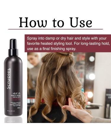 Scruples Heat Up Thermal Spray 8.5oz - Styling and Finishing for Hair Protection - Buy Online on GoSupps.com