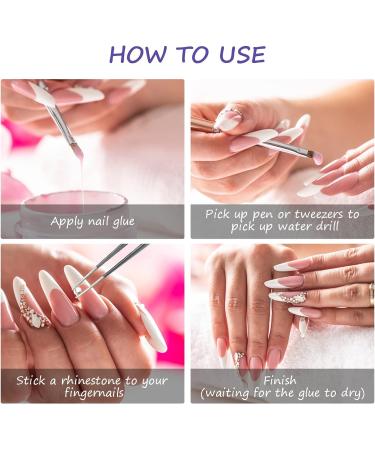 5280 Pcs Nail Art Rhinestones Set with Picker Pencil and Tweezer - Multicolor AB Color and Clear Rhinestone Kits for Nail Art, Face Make-up, and DIY Crafts - Buy Online on GoSupps.com