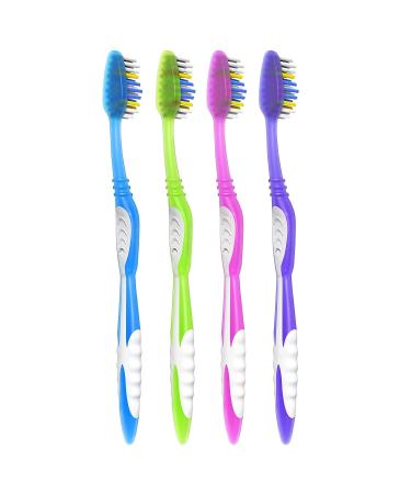 Colgate Extra Clean Full Head Toothbrush Medium - 4 Count (Pack of 3) | Value Pack - Buy Online on GoSupps.com