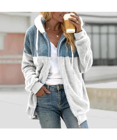 Buy Hanxiulin Oversize Plush Hoodie Jacket - Women's Winter Coat XL Breathable Casual Fashion Warm & Cozy White - Buy Online on GoSupps.com