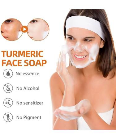  GYORI 2 x Waterfalls Turmeric Brightening Soap Waterfalls Turmeric Soap Kojic Acid and Turmeric Soap Bar for Dark Spots Smooth Skin for on Face and Body - Buy Online on GoSupps.com