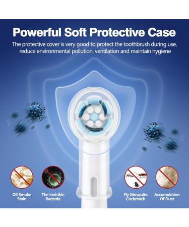 Z-VAPRESS Silicone Toothbrush Head Covers - Eco-Friendly Caps for Oral-B iO Electric Brush Heads | Easy Clean Odor-Free 6 Count - Buy Online on GoSupps.com