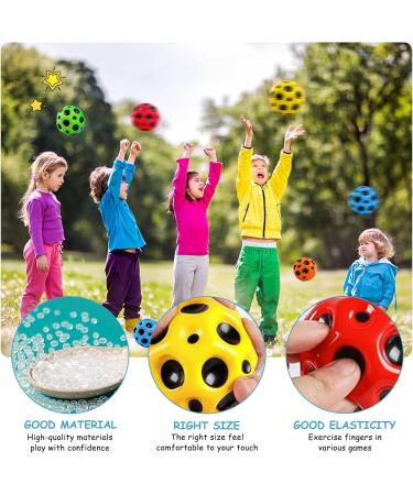 Aomaigad 6-Piece Moon Ball Set | Astro Jump Balls | Mini Bouncing Space Balls | High Spring Gumball Toys - Perfect for Kids! - Buy Online on GoSupps.com