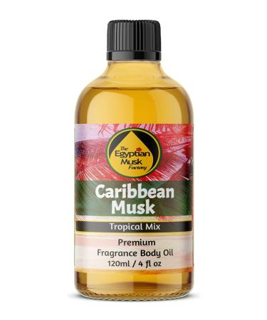 Shop WagsMarket Caribbean Musk Perfume Oil - 0.33oz Roll-On to 4oz Glass Bottle - Premium Egyptian Musk Fragrance - Buy Online on GoSupps.com