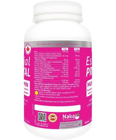 Prenatal Multi 150vcaps Essential nutrients for mom's Health and baby's development Made in Canada (120+30 Free) - Buy Online on GoSupps.com
