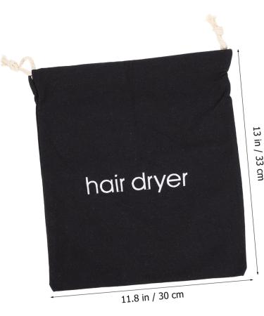 Outanaya Hair Dryer Storage Bag Hair Dryer Case Keeps Hair Dryer Orangizer Fabric Travel Toiletries Modeling 33.00X30.00X0.50CM Black - Buy Online on GoSupps.com