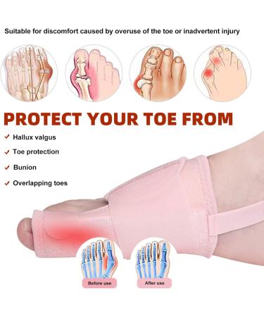 Hallux Valgus Bunion Corrector | Soft High Elasticity Toe Separator for Pain Relief & Reduced Friction - Buy Online on GoSupps.com