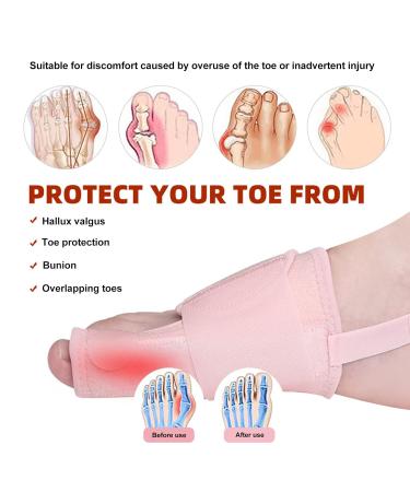 Fyearfly Bunion Corrector - Hallux Valgus Pain Relief & Soft High Elasticity Toe Corrector for Foot Care - Improve Comfort Today! - Buy Online on GoSupps.com