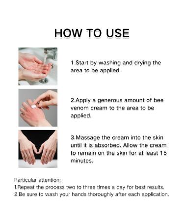 2Pcs Bee Venom Multi Skin Treatment Cream Bee Venom Skin Treatment Cream Gentle bee venom Moisturizing Cream for All skin Types - Buy Online on GoSupps.com