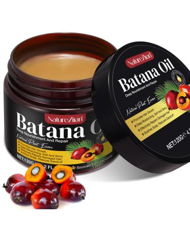 Batana Oil for Hair Growth -100% Pure Batana Oil - Dr. Sebi Batana Oil from Honduras - Raw Batana Oil for Hair Growth - Moisturizes Hair & Scalp -Promotes Hair thickness for Men & Women
