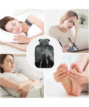 Buy 2L Cat & Full Moon Hot Water Bottle - Pain Relief & Winter Warmth | International Shipping - Buy Online on GoSupps.com