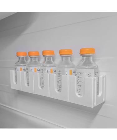 Insul-Stor Insulin Refrigerator Caddy | Space-Saving Vial Holder | Adhesive Wall Mount | Modular Design | Set of 3 for Customized Storage - Buy Online on GoSupps.com