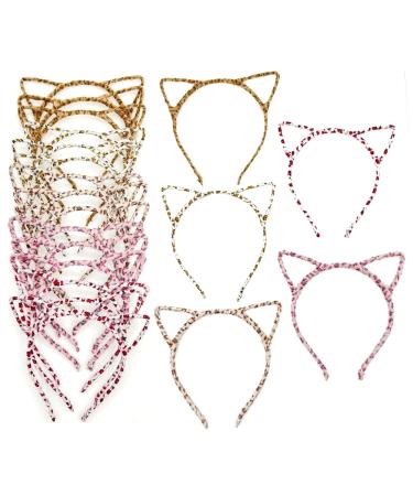 JZK Leopard Pattern Cat Ear Headband - Stylish Hair Band for Women & Girls | Perfect for Parties Makeup & Souvenirs - Buy Online on GoSupps.com